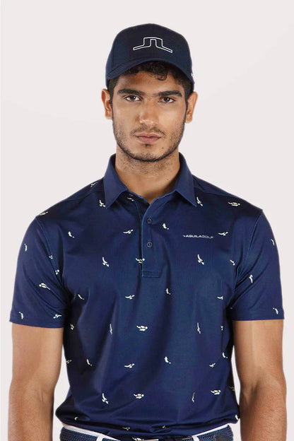 Moderno Premium Golf Polo Shirt - Navy