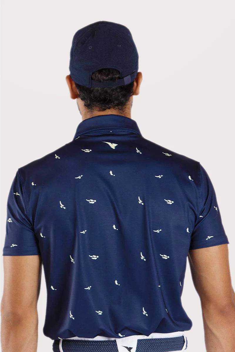 Moderno Premium Golf Polo Shirt - Navy