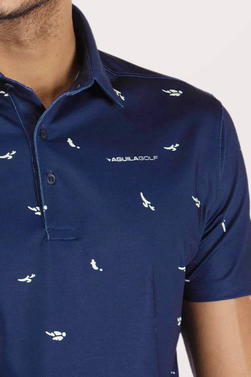 Moderno Premium Golf Polo Shirt - Navy