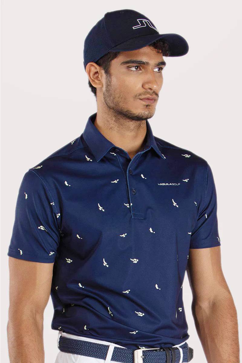 Moderno Premium Golf Polo Shirt - Navy