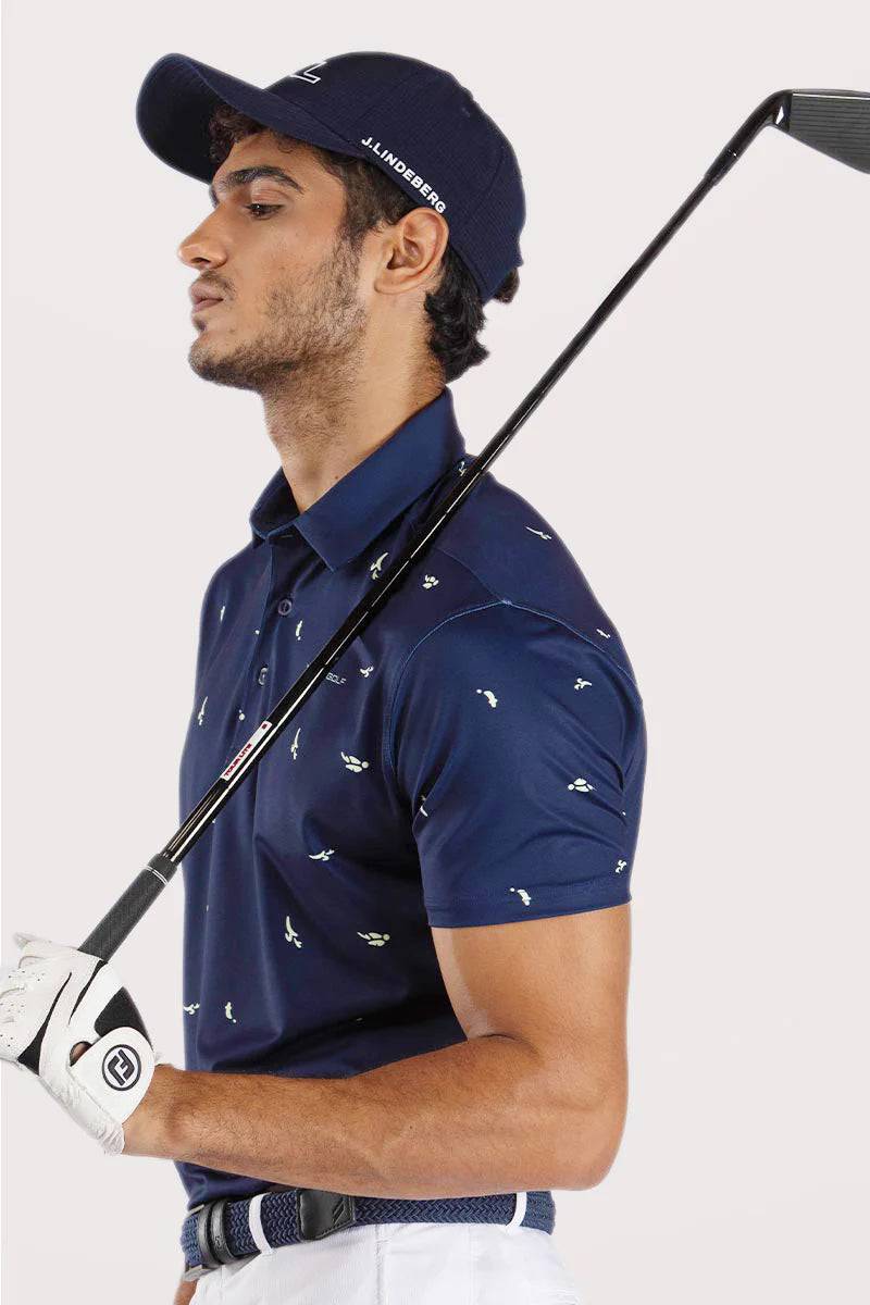 Moderno Premium Golf Polo Shirt - Navy