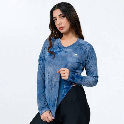 Muse Tie-Dye Sweatshirt - Blue - Valetica Sports