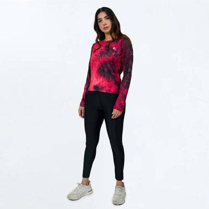 Muse Tie-Dye Sweatshirt - Red - Valetica Sports