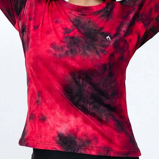 Muse Tie-Dye Sweatshirt - Red - Valetica Sports