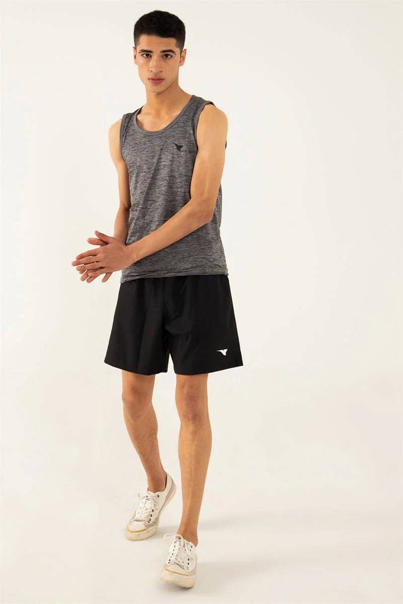 Nylon Grey Men's Singlet