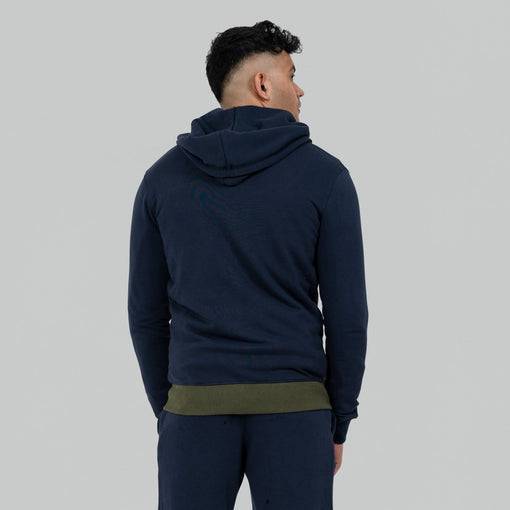 Phenom Zipper Hoodie - Navy / Olive - Valetica Sports