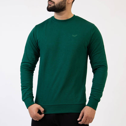 Plain Green Sweatshirt - Valetica Sports