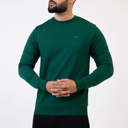Plain Green Sweatshirt - Valetica Sports
