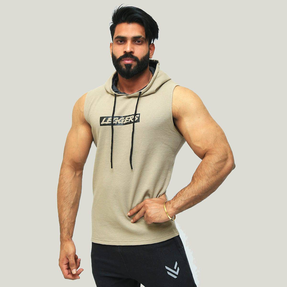 Porcelain Sleeveless Hoodie - Valetica Sports