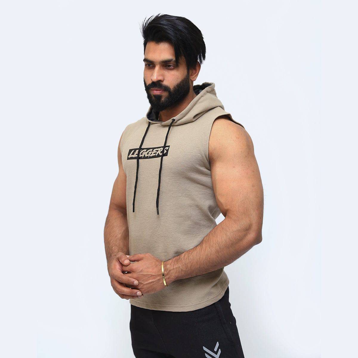 Porcelain Sleeveless Hoodie - Valetica Sports