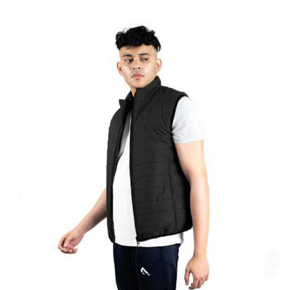 Prestige Puffer Vest (Black) - Valetica Sports