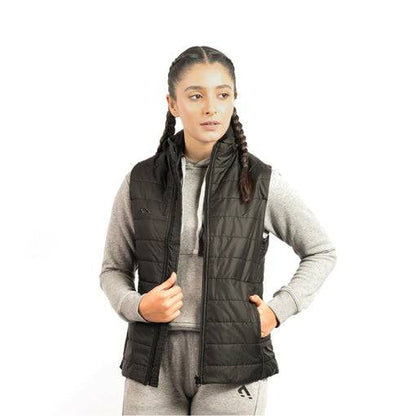 Prestige Puffer Vest (Black) - Valetica Sports