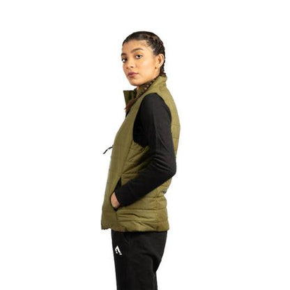 Puffer Jacket Vest (Olive) - Valetica Sports