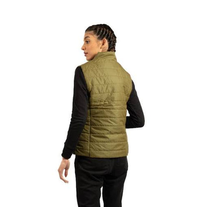 Puffer Jacket Vest (Olive) - Valetica Sports