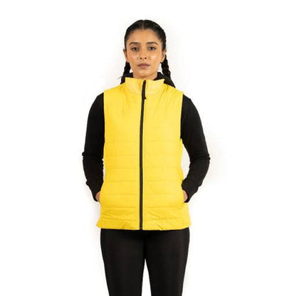 Puffer Jacket Vest (Yellow) - Valetica Sports