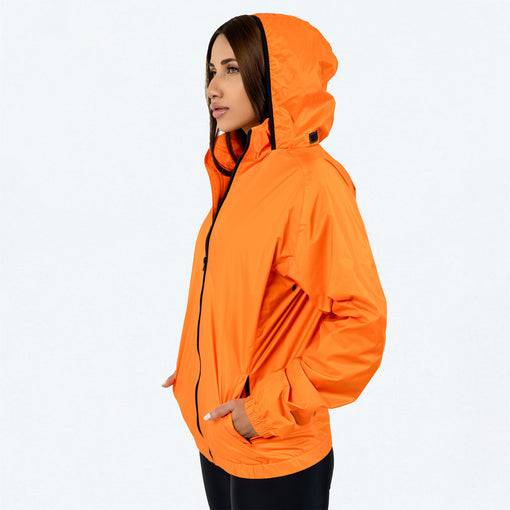 Revolve Windbreaker - Orange - Valetica Sports