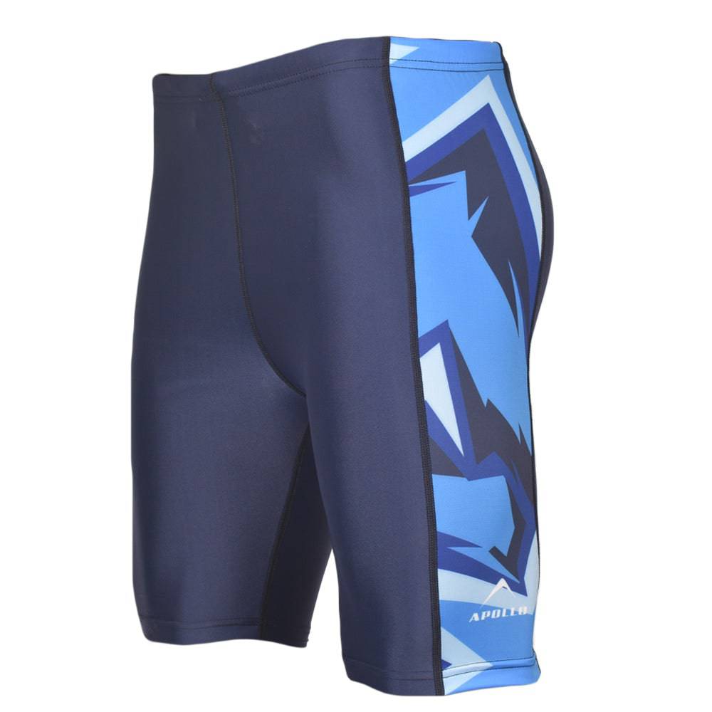 Swimming Jammer Short Mens Skinfit Navy/Blue - Valetica Sports