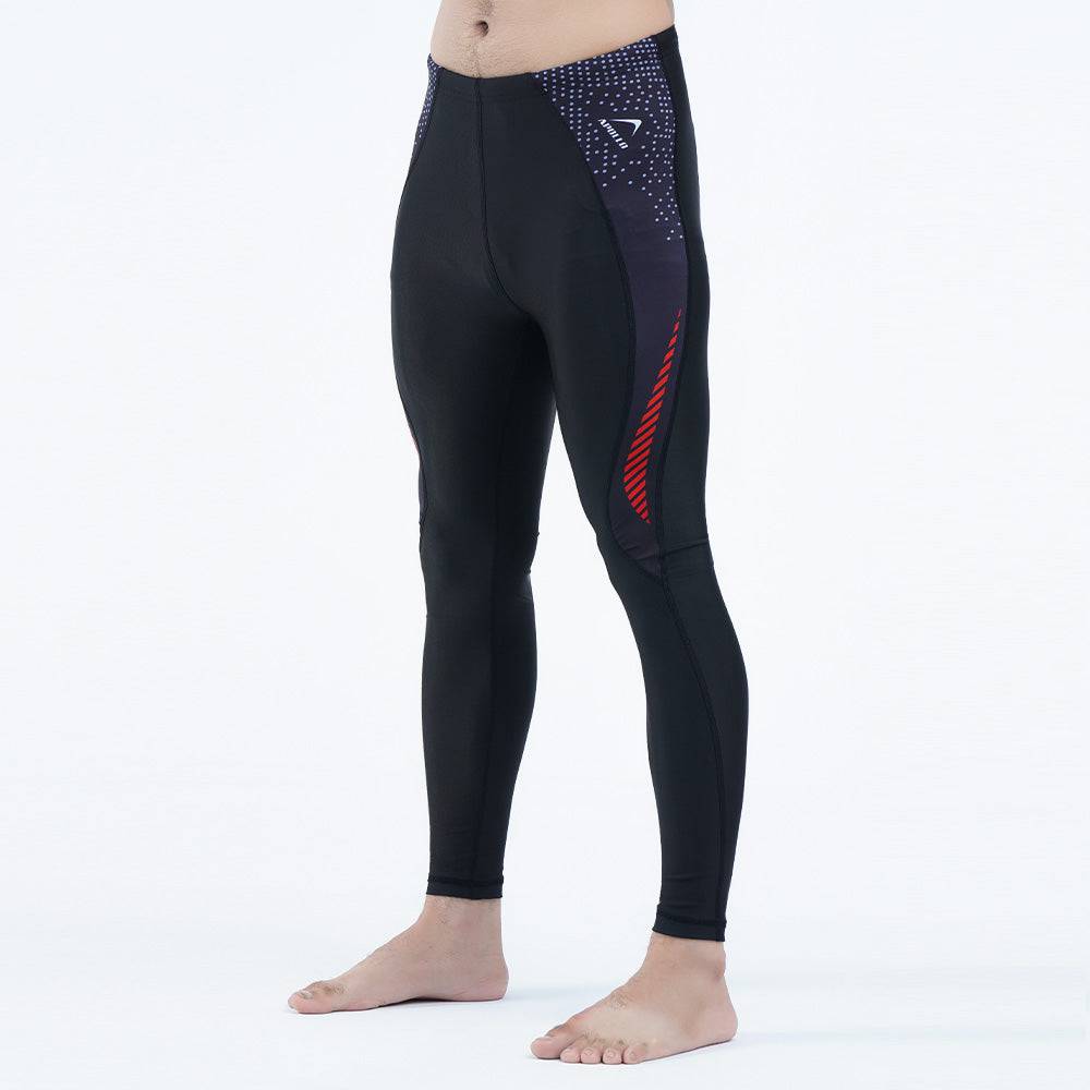 Swimming Tight Mens Spandex Black - Valetica Sports