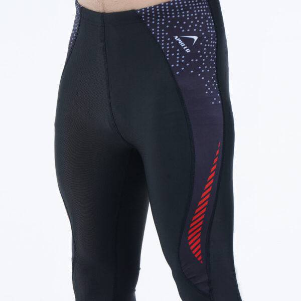 Swimming Tight Mens Spandex Black - Valetica Sports