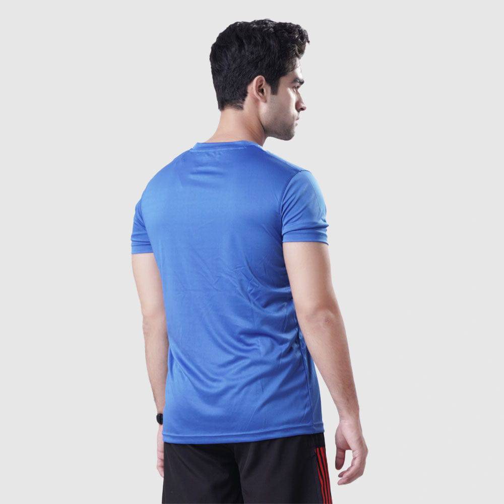 T Shirt Mens Interlock – Blue - Valetica Sports