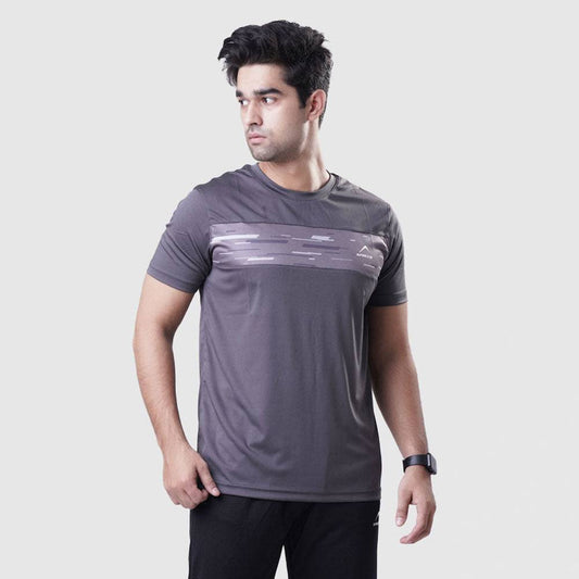 T Shirt Mens Interlock – Dark Gray - Valetica Sports