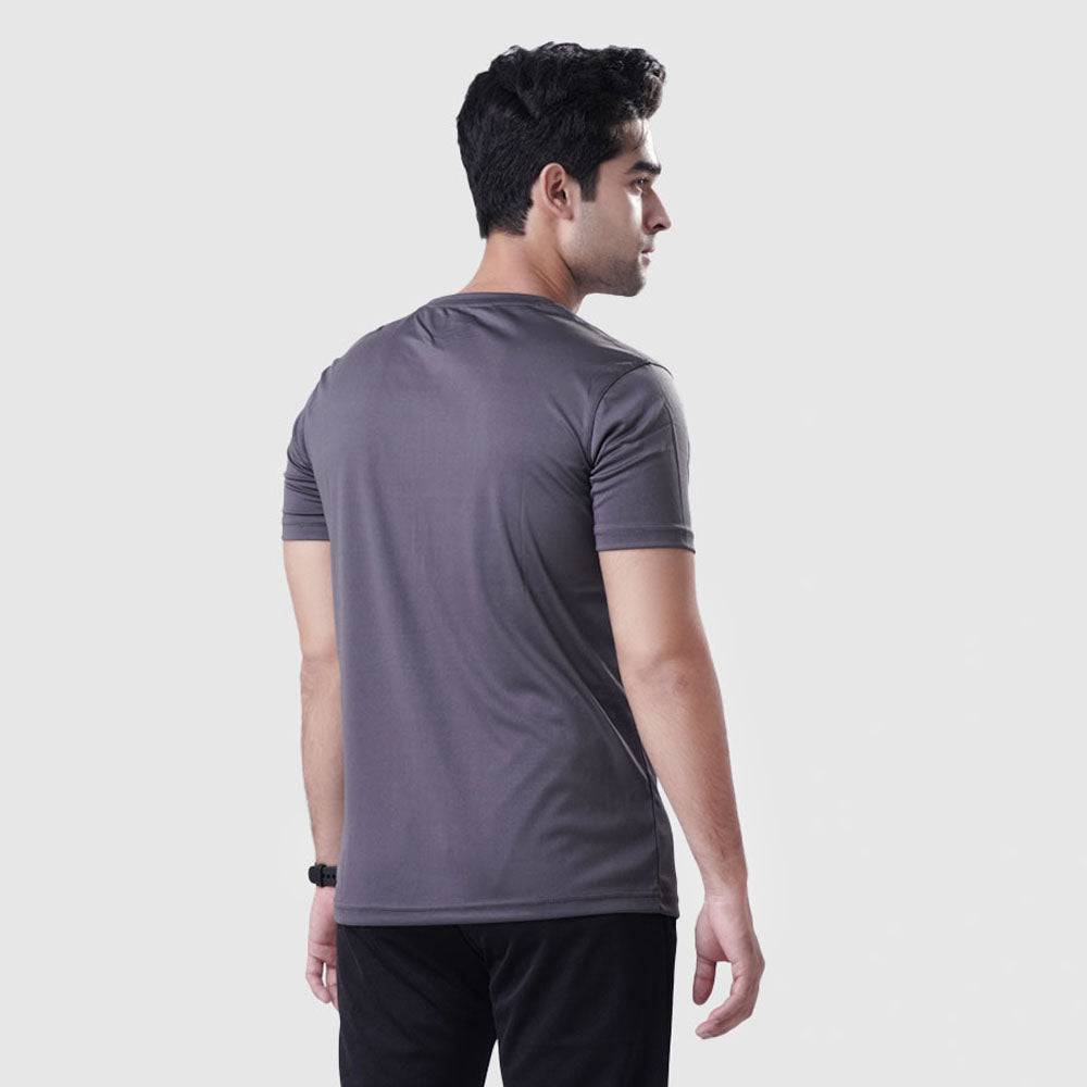 T Shirt Mens Interlock – Dark Gray - Valetica Sports