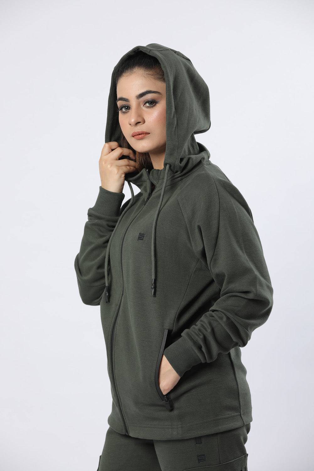 Trendy Hoodie Straight Bottom - Valetica Sports