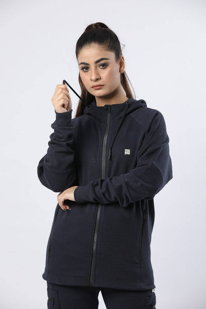 Trendy Hoodie Straight Bottom - Valetica Sports