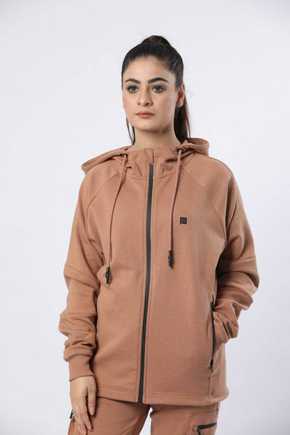 Trendy Hoodie Straight Bottom - Valetica Sports