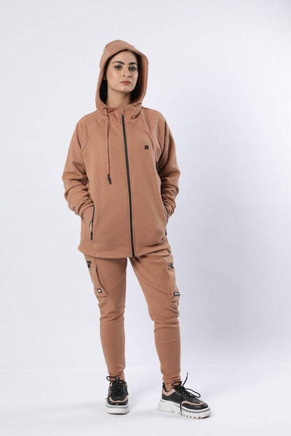 Trendy Hoodie Straight Bottom - Valetica Sports