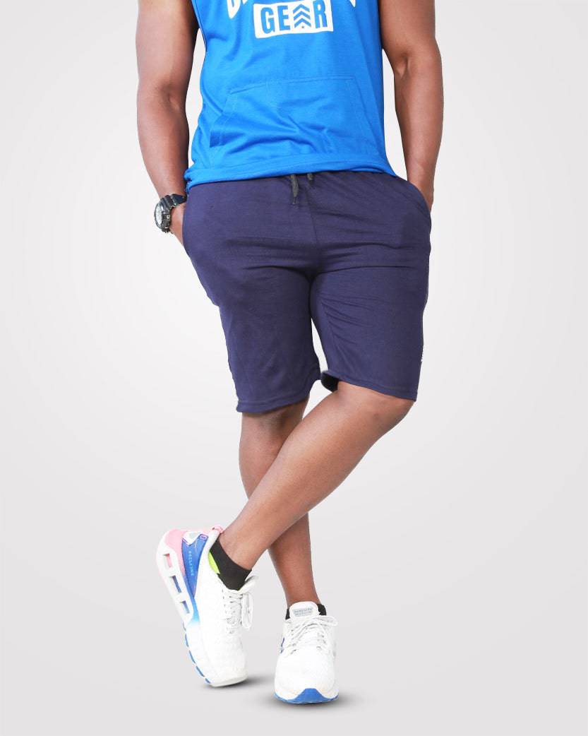 Terry Shorts Navy - Valetica Sports