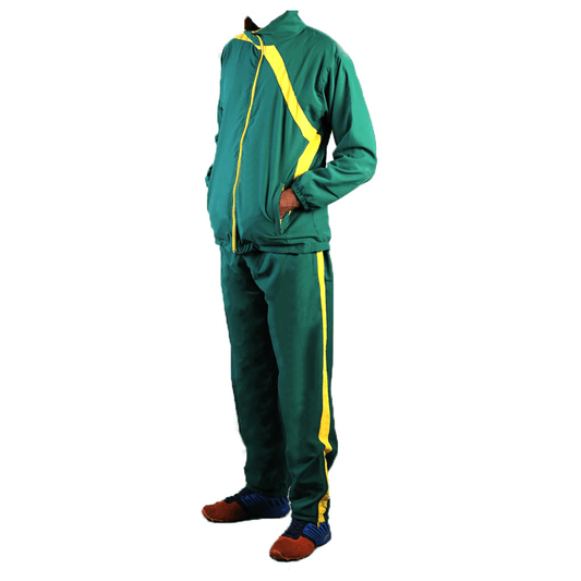 TSS Men's Tracksuit - Green & Yellow - Valetica Sports