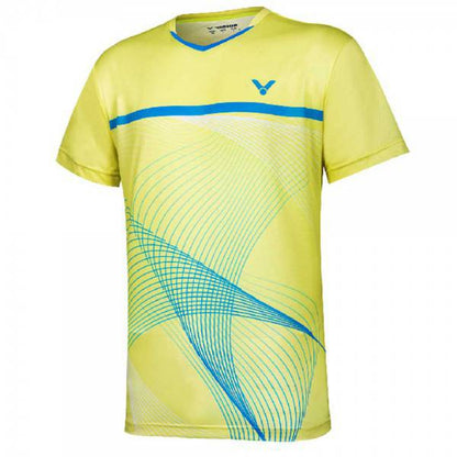 Victor T-10016E T-Shirt-Yellow - Valetica Sports