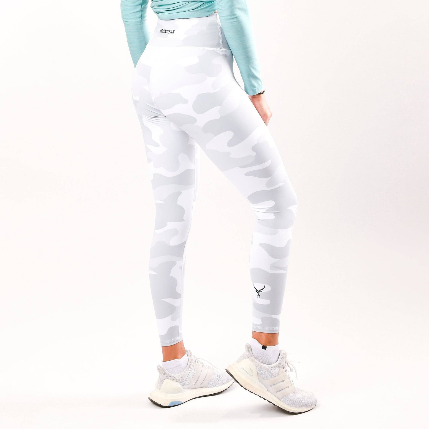 White Camo Seamless Leggings - Valetica Sports