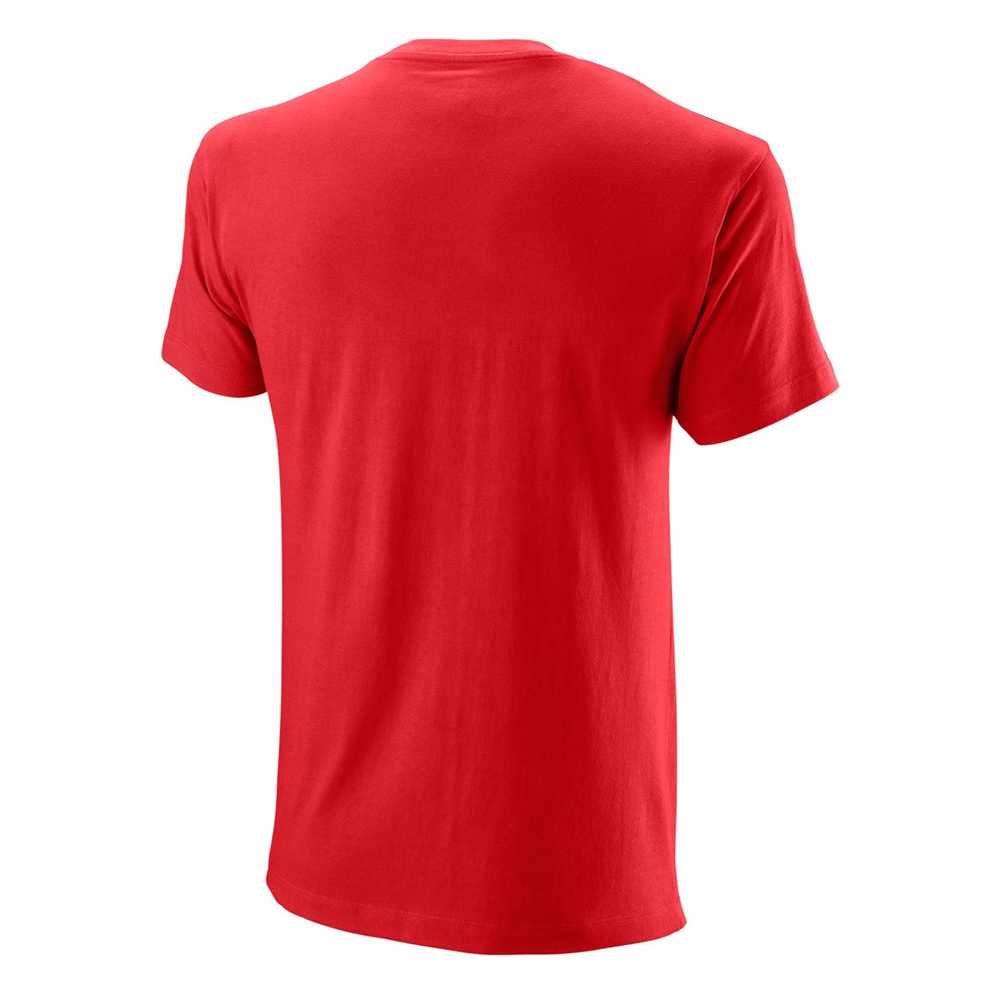 Wilson Script Cotton T-Shirt-Red - Valetica Sports