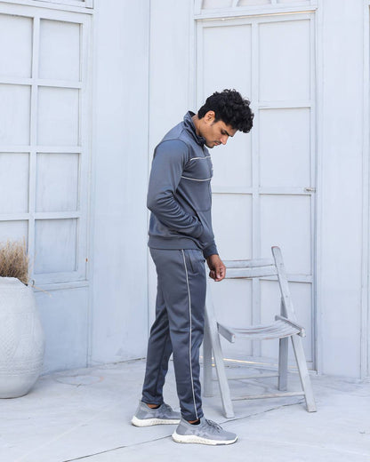 Winter Track Suit - Grey Center Panel - Valetica Sports