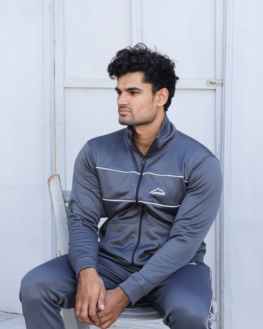 Winter Track Suit - Grey Center Panel - Valetica Sports