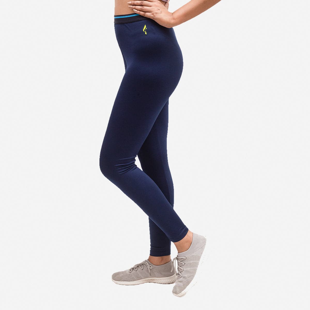 Women’s Base Layer Workout Athletic Leggings - Navy Blue - Valetica Sports