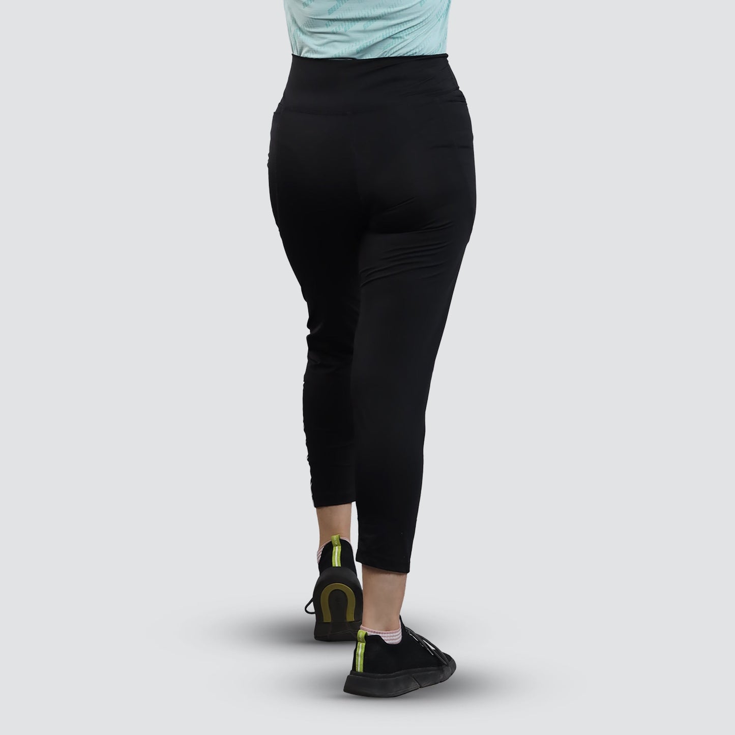 Women’s Workout Athletic Leggings - Black - Valetica Sports